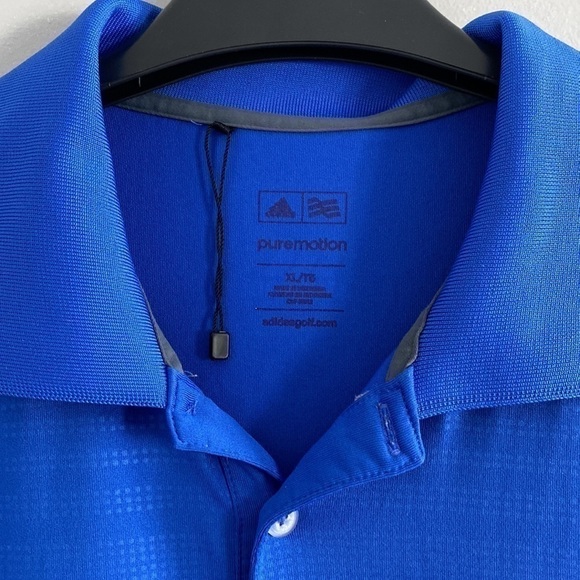 Adidas Golf Shirt Royal Blue Sz XL - Picture 5 of 12